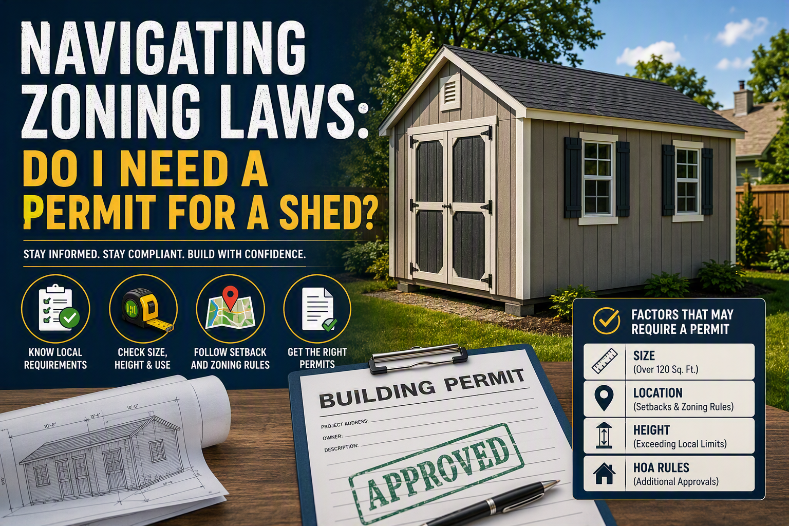 Navigating Zoning Laws: Do I Need a Permit for a Shed?