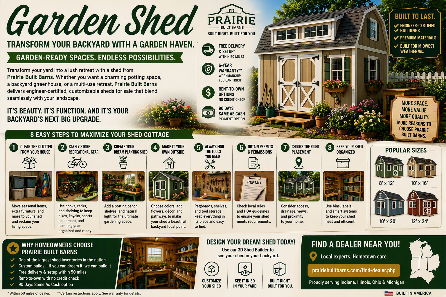Maximize Your Storage: Expert Tips for Making the Most Out of Your Shed Cottage