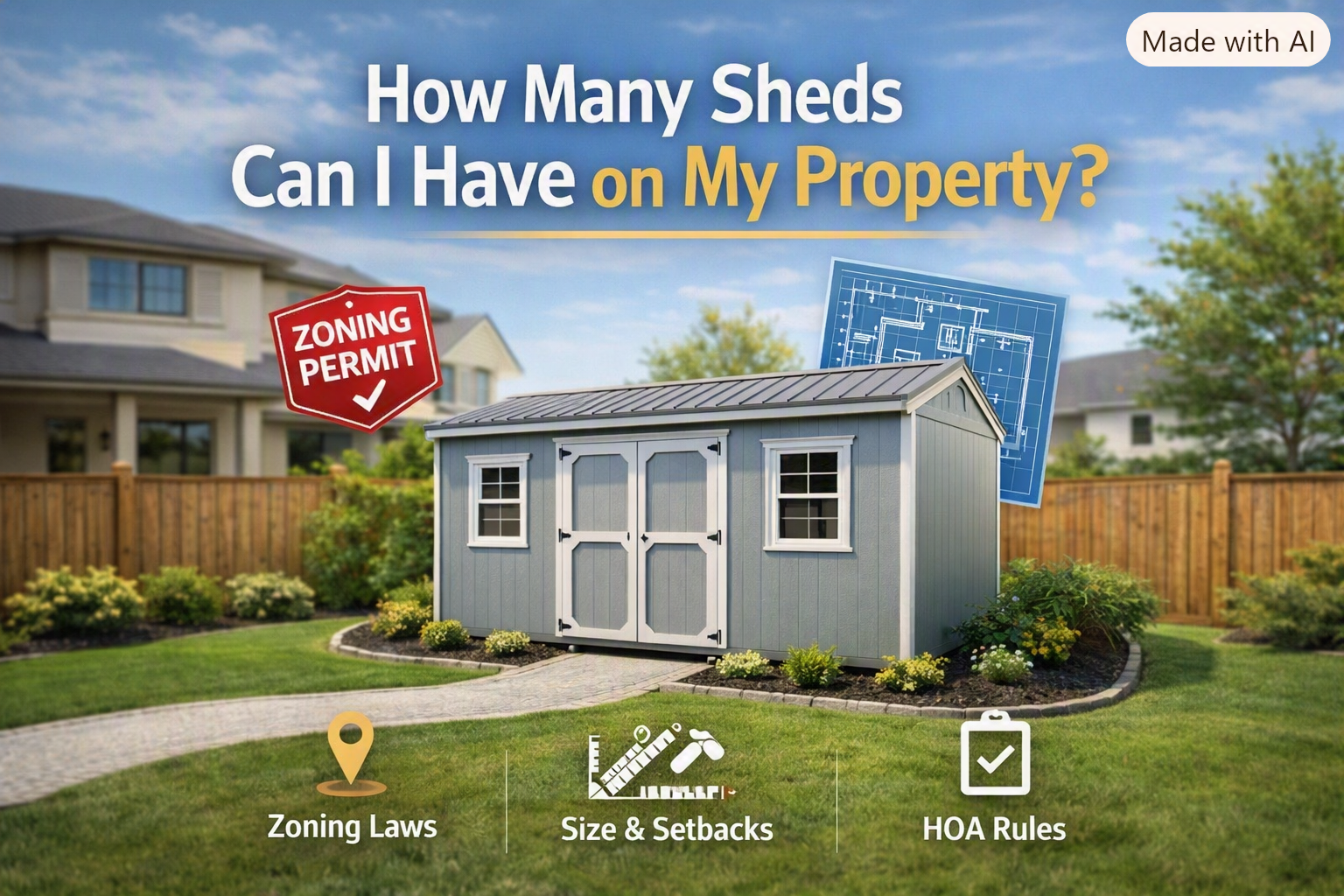 How Many Sheds Can I Have on My Property?