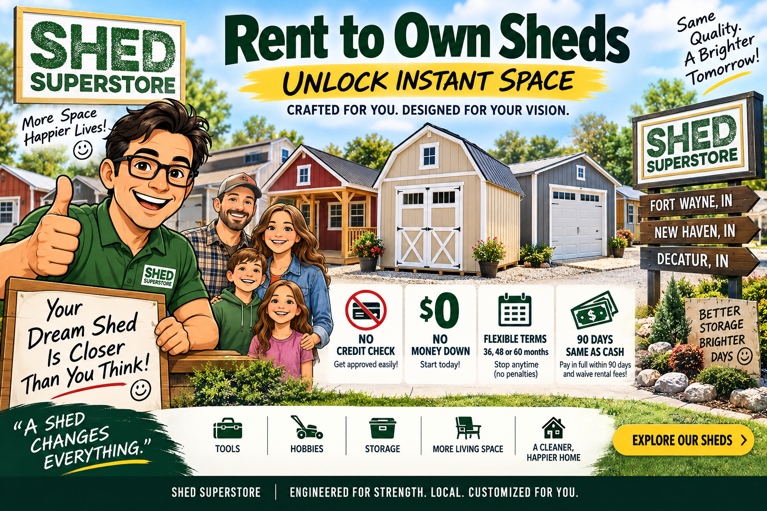 Rent to Own Sheds