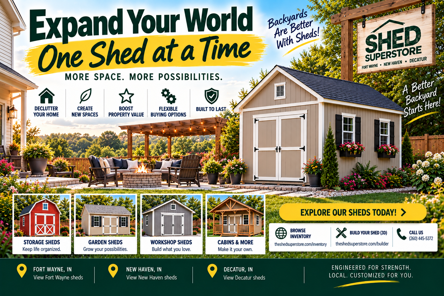 Expand Your World One Shed at a Time