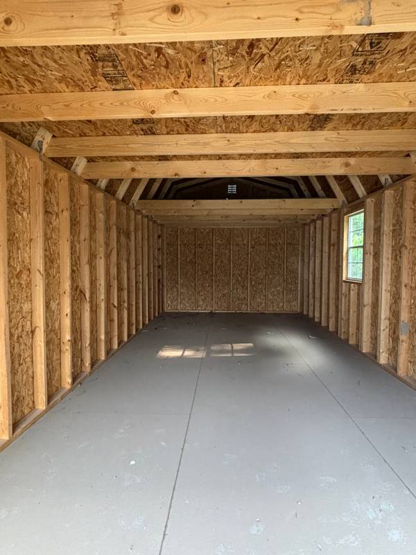 12 × 24 lofted garage shed for sale in Granger, Indiana — photo 3