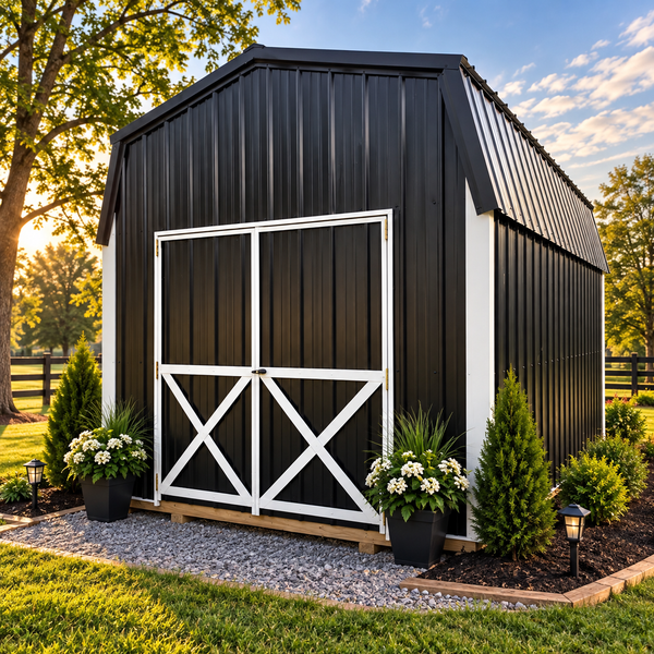 10 × 16 lofted barn shed for sale in Morganfield, Kentucky - photo 2